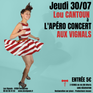 Apero Concert ds Vignals avec la brigade de Lou Cantoun Bernard Gisquet