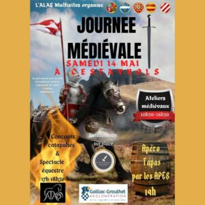 Journée médiévale à Cestayrols 14 mai 2022, Tarn, Occitanie